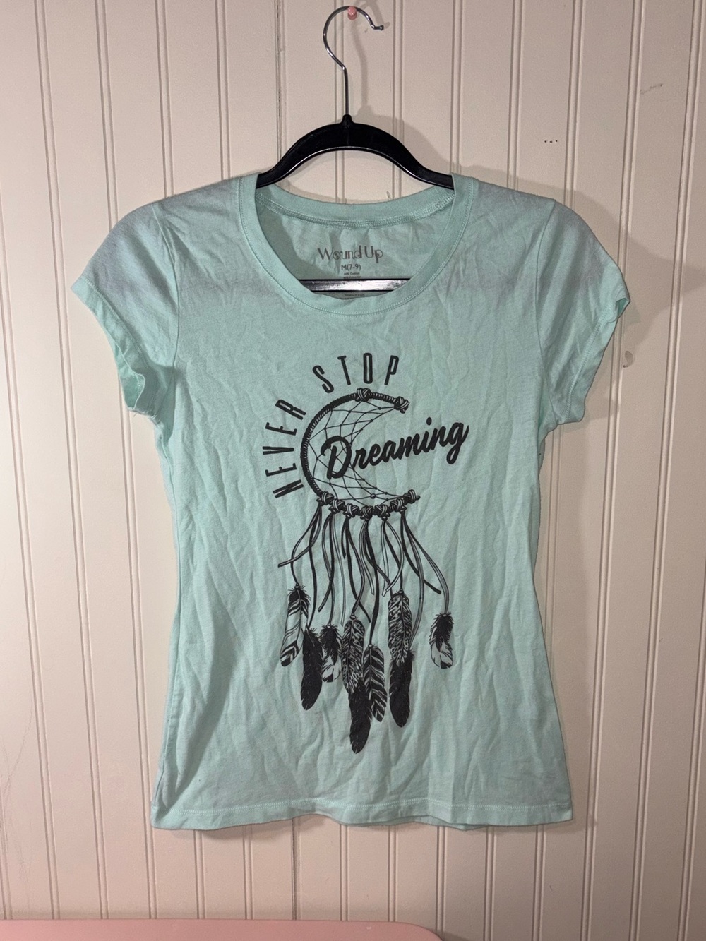 Wound Up Mint Dreamcatcher Graphic Tee - Women
